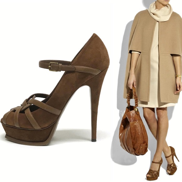 Yves Saint Laurent Shoes - YSL TRIBUTE Mary Jane 105 Heels Pumps 39 8.5 $895